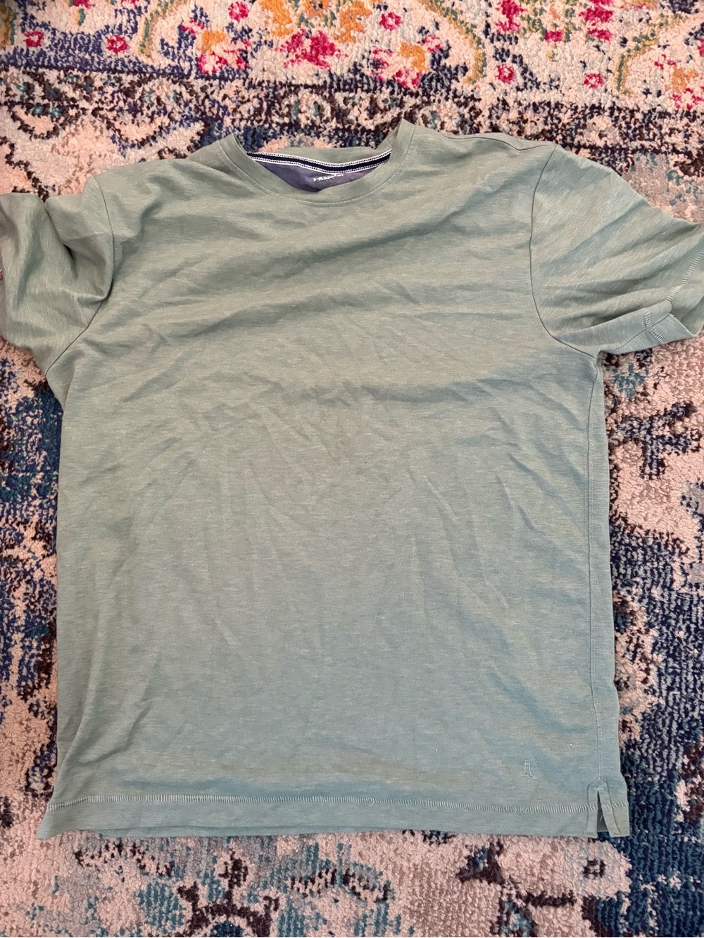 Lands' End Men's Crewneck T-Shirt in Sage